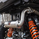 Polaris General Blackout Slip On Exhaust System Sound Level: Quiet By HMF Racing